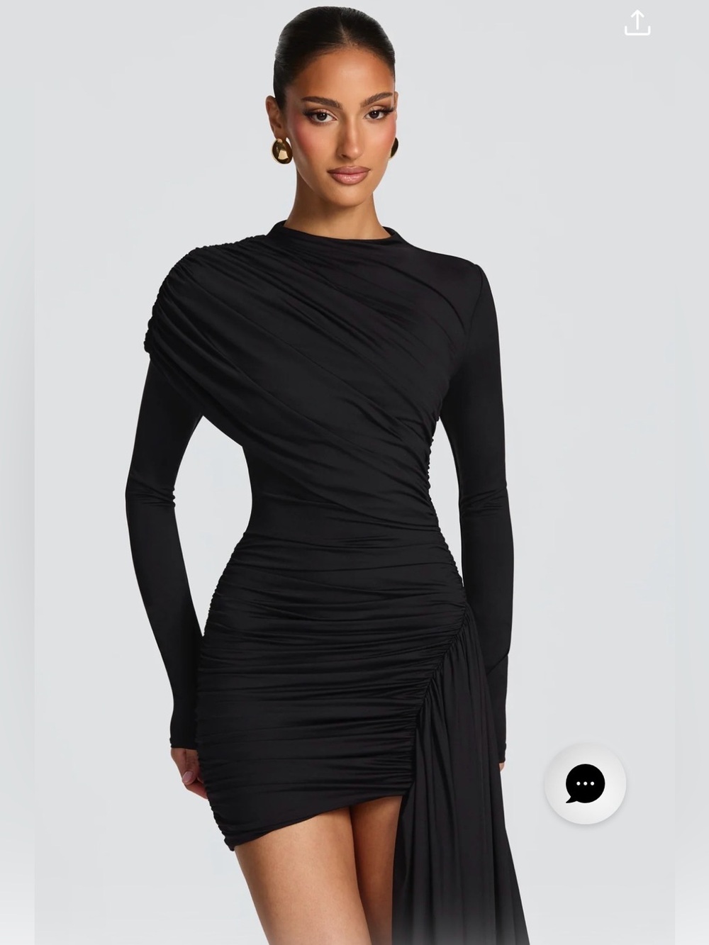Babyboo Jovanna Mini Dress Black Sz Small NWT